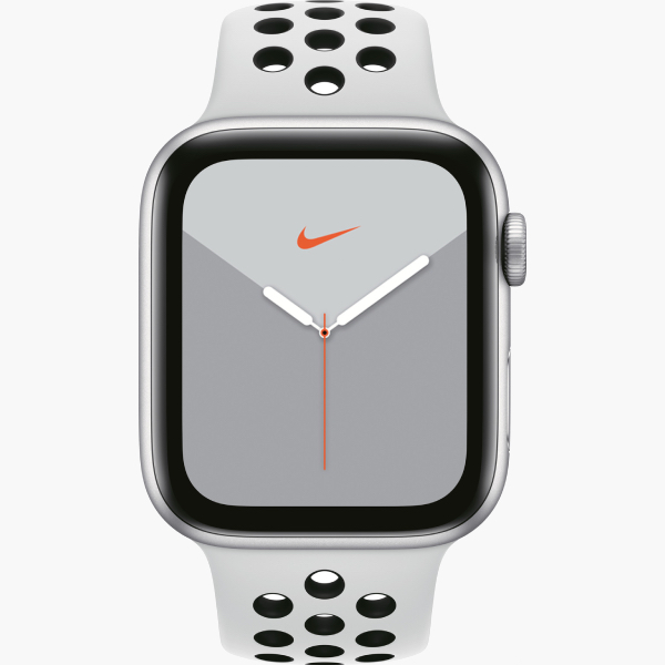 Apple Watch Nike Series 44mm GPS Zilver Aluminium / Witte Sportband – De Telecom Shop.net