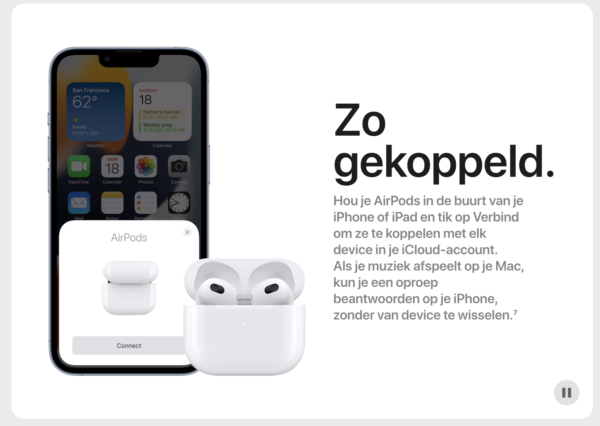 Apple Airpods 3 met Lightning oplaadcase - Afbeelding 10