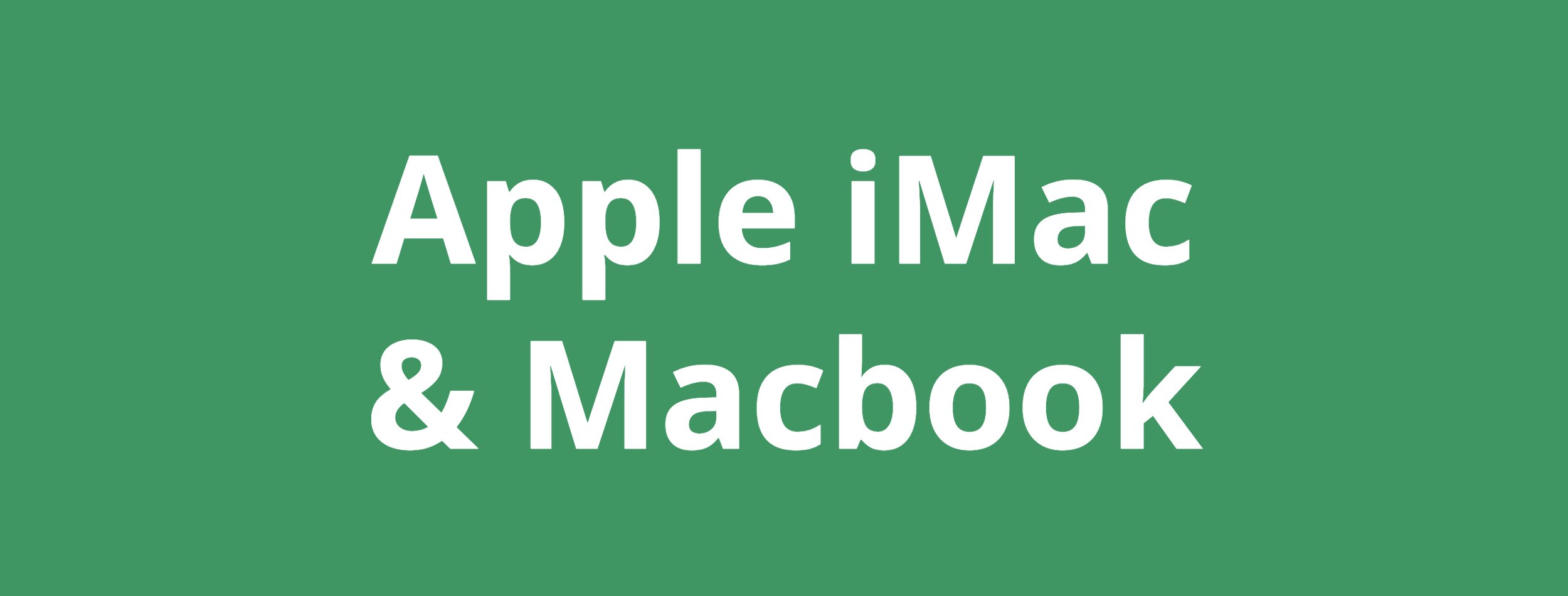 Apple iMac & Macbook
