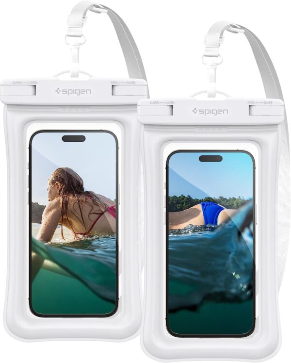 Spigen Aquashield - waterdichte hoes voor smartphones - 2 stuks - verschillende kleuren - Afbeelding 9