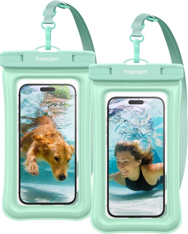 Spigen Aquashield - waterdichte hoes voor smartphones - 2 stuks - verschillende kleuren - Afbeelding 6