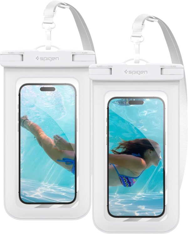 Spigen Aquashield - waterdichte hoes voor smartphones - 2 stuks - verschillende kleuren - Afbeelding 2