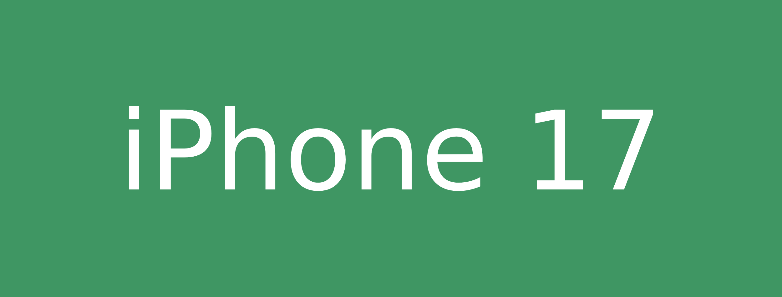 Apple iPhone 17, 17 Air, 17 PRO (MAX)